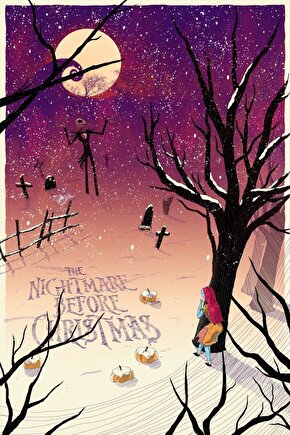 The Nightmare Before Christmas (1993) 3 AFİŞ - POSTER ( FOLYO ) - AFİŞ - POSTER-7675