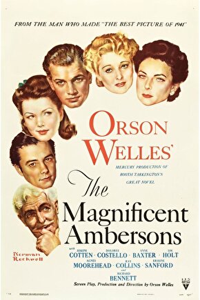 The Magnificent Ambersons (1942) AFİŞ - POSTER ( FOLYO ) - AFİŞ - POSTER-7532