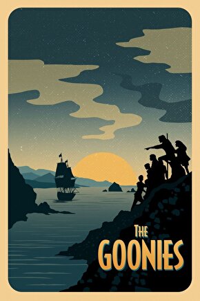 The Goonies (1985) AFİŞ - POSTER ( FOLYO ) - AFİŞ - POSTER-7066