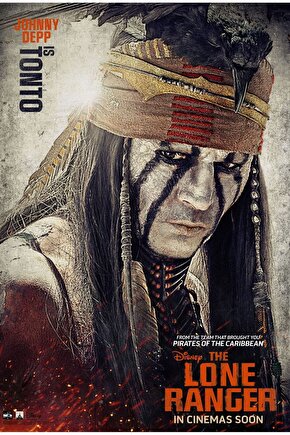 The Lone Ranger (2013) 1 AFİŞ - POSTER ( FOLYO ) - AFİŞ - POSTER-7472