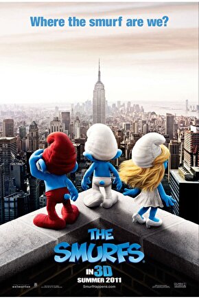 The Smurfs (2011) 9 AFİŞ - POSTER ( FOLYO ) - AFİŞ - POSTER-7881