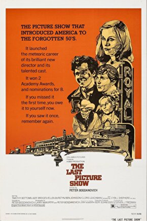 The Last Picture Show (1971) 2 AFİŞ - POSTER ( FOLYO ) - AFİŞ - POSTER-7379