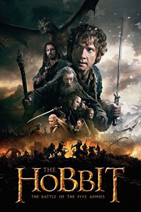 The Hobbit The Battle of the Five Armies (2014) 4 AFİŞ - POSTER ( FOLYO ) - AFİŞ - POSTER-7164