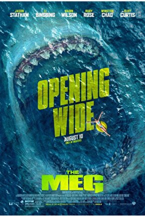 The Meg (2018) 0002 AFİŞ - POSTER ( FOLYO ) - AFİŞ - POSTER-7637