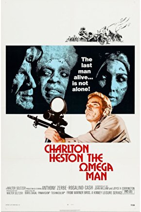 The Omega Man (1971) AFİŞ - POSTER ( FOLYO ) - AFİŞ - POSTER-7700