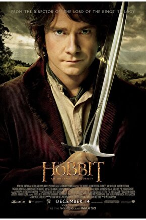 The Hobbit An Unexpected Journey (2012) 8 AFİŞ - POSTER ( FOLYO ) - AFİŞ - POSTER-7156