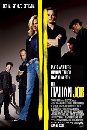 The Italian Job (2003) 1 AFİŞ - POSTER ( FOLYO ) - AFİŞ - POSTER-7299