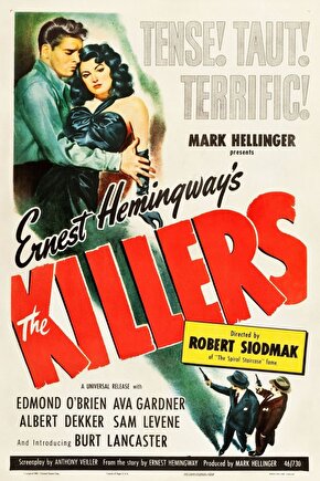 The Killers (1946) 2 AFİŞ - POSTER ( FOLYO ) - AFİŞ - POSTER-7330