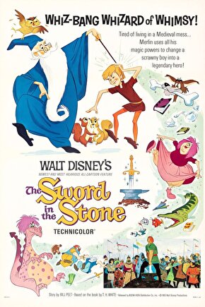 The Sword in the Stone (1963) 1 AFİŞ - POSTER ( FOLYO ) - AFİŞ - POSTER-7954