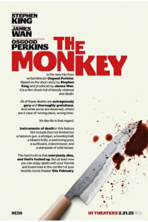 The Monkey (2025) 0001 AFİŞ - POSTER ( FOLYO ) - AFİŞ - POSTER-7642