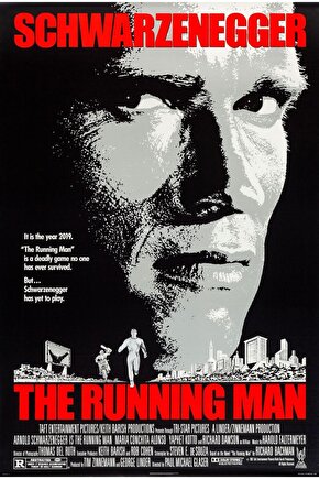 The Running Man (1987) 1 AFİŞ - POSTER ( FOLYO ) - AFİŞ - POSTER-7827