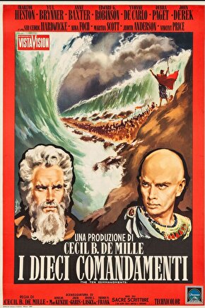 The Ten Commandments (1956) 3 AFİŞ - POSTER ( FOLYO ) - AFİŞ - POSTER-7962