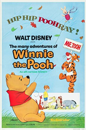 The Many Adventures of Winnie the Pooh (1977) 2 AFİŞ - POSTER ( FOLYO ) - AFİŞ - POSTER-7565