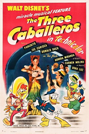 The Three Caballeros (1944) 1 AFİŞ - POSTER ( FOLYO ) - AFİŞ - POSTER-7999