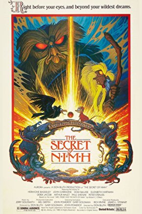 The Secret of NIMH (1982) 1 AFİŞ - POSTER ( FOLYO ) - AFİŞ - POSTER-7839