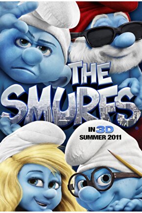 The Smurfs (2011) 4 AFİŞ - POSTER ( FOLYO ) - AFİŞ - POSTER-7876