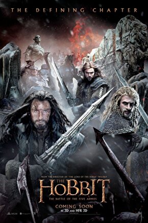 The Hobbit The Battle of the Five Armies (2014) 5 AFİŞ - POSTER ( FOLYO ) - AFİŞ - POSTER-7166