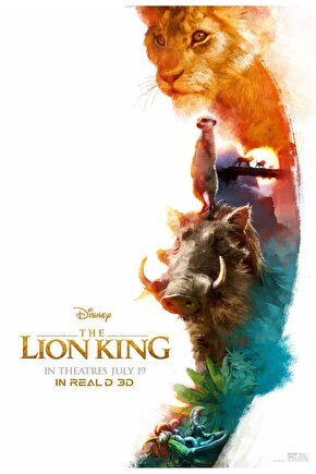 The Lion King (2019) 4 AFİŞ - POSTER ( FOLYO ) - AFİŞ - POSTER-7442