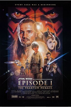 Star Wars Episode I - The Phantom Menace (1999) 6 AFİŞ - POSTER ( FOLYO ) - AFİŞ - POSTER-6098