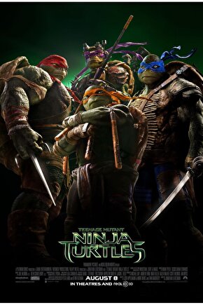 Teenage Mutant Ninja Turtles (2014) 2 AFİŞ - POSTER ( FOLYO ) - AFİŞ - POSTER-6401