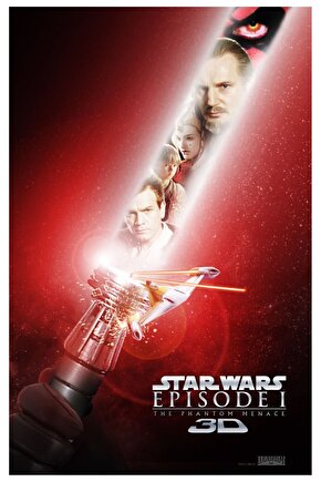 Star Wars Episode I - The Phantom Menace (1999) 1 AFİŞ - POSTER ( FOLYO ) - AFİŞ - POSTER-6093