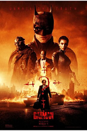 The Batman (2022) 30 AFİŞ - POSTER ( FOLYO ) - AFİŞ - POSTER-6584