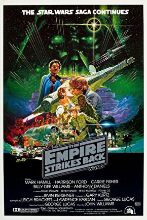 The Empire Strikes Back (1980) 5 AFİŞ - POSTER ( FOLYO ) - AFİŞ - POSTER-6808