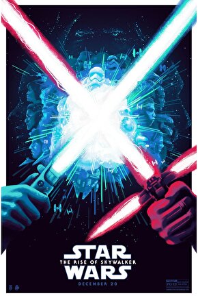 Star Wars The Rise of Skywalker (2019) 1 AFİŞ - POSTER ( FOLYO ) - AFİŞ - POSTER-6179