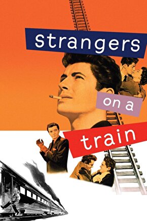 Strangers on a Train (1951) 3 AFİŞ - POSTER ( FOLYO ) - AFİŞ - POSTER-6232