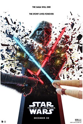 Star Wars The Rise of Skywalker (2019) 12 AFİŞ - POSTER ( FOLYO ) - AFİŞ - POSTER-6190