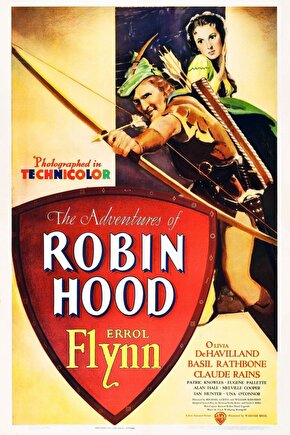 The Adventures of Robin Hood (1938) 2 AFİŞ - POSTER ( FOLYO ) - AFİŞ - POSTER-6506