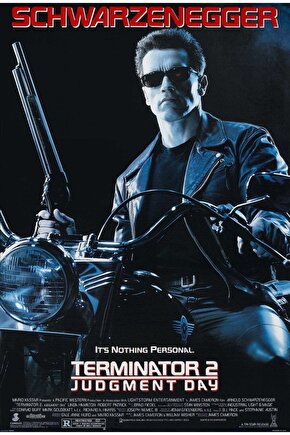 Terminator 2 Judgment Day (1991) 1 AFİŞ - POSTER ( FOLYO ) - AFİŞ - POSTER-6427