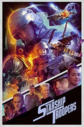 Starship Troopers (1997) 1 AFİŞ - POSTER ( FOLYO ) - AFİŞ - POSTER-6213