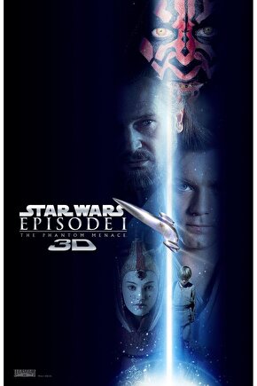 Star Wars Episode I - The Phantom Menace (1999) 10 AFİŞ - POSTER ( FOLYO ) - AFİŞ - POSTER-6102