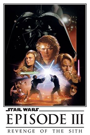 Star Wars Episode III - Revenge of the Sith (2005) 3 AFİŞ - POSTER ( FOLYO ) - AFİŞ - POSTER-6109