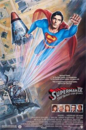 Superman IV The Quest for Peace (1987) AFİŞ - POSTER ( FOLYO ) - AFİŞ - POSTER-6298