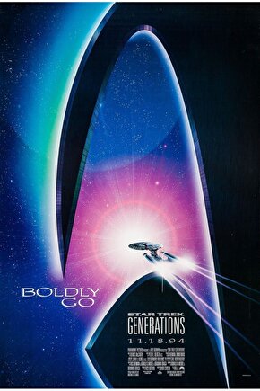 Star Trek Generations (1994) AFİŞ - POSTER ( FOLYO ) - AFİŞ - POSTER-6043