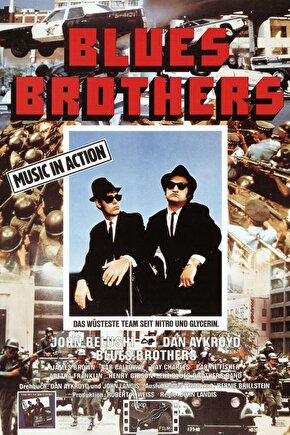 The Blues Brothers (1980) 1 AFİŞ - POSTER ( FOLYO ) - AFİŞ - POSTER-6618