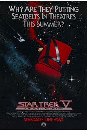 Star Trek V The Final Frontier (1989) AFİŞ - POSTER ( FOLYO ) - AFİŞ - POSTER-6070