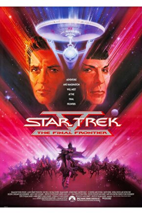 Star Trek V The Final Frontier (1989) 1 AFİŞ - POSTER ( FOLYO ) - AFİŞ - POSTER-6068