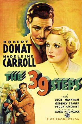 The 39 Steps (1935) AFİŞ - POSTER ( FOLYO ) - AFİŞ - POSTER-6477