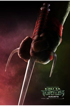 Teenage Mutant Ninja Turtles (2014) 4 AFİŞ - POSTER ( FOLYO ) - AFİŞ - POSTER-6403