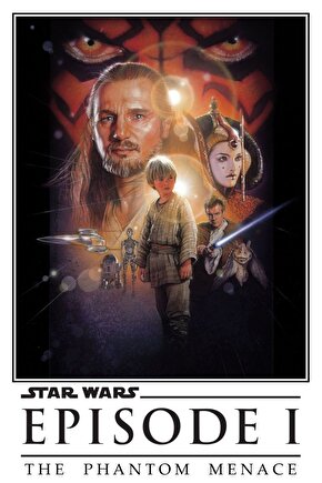 Star Wars Episode I - The Phantom Menace (1999) 3 AFİŞ - POSTER ( FOLYO ) - AFİŞ - POSTER-6095