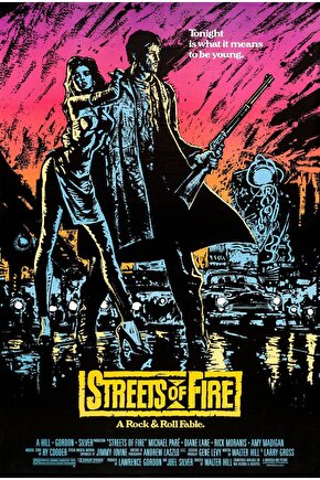 Streets of Fire (1984) 1 AFİŞ - POSTER ( FOLYO ) - AFİŞ - POSTER-6239