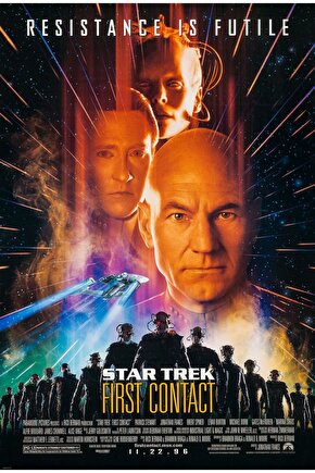 Star Trek First Contact (1996) 1 AFİŞ - POSTER ( FOLYO ) - AFİŞ - POSTER-6041