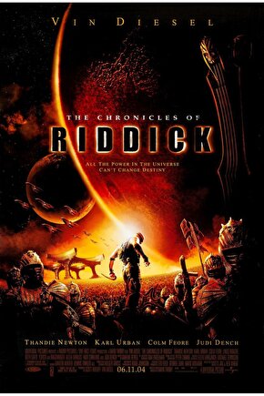 The Chronicles of Riddick (2004) 2 AFİŞ - POSTER ( FOLYO ) - AFİŞ - POSTER-6700