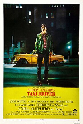 Taxi Driver (1976) 2 AFİŞ - POSTER ( FOLYO ) - AFİŞ - POSTER-6377