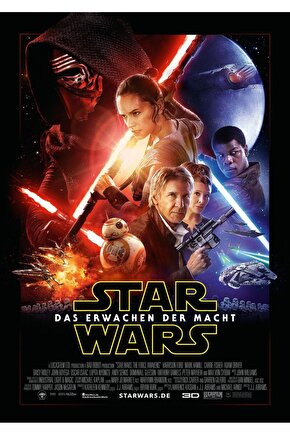 Star Wars The Force Awakens (2015) 6 AFİŞ - POSTER ( FOLYO ) - AFİŞ - POSTER-6132