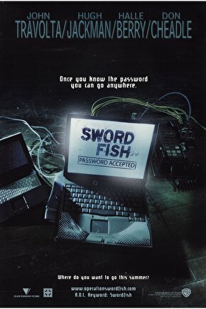 Swordfish (2001) AFİŞ - POSTER ( FOLYO ) - AFİŞ - POSTER-6324