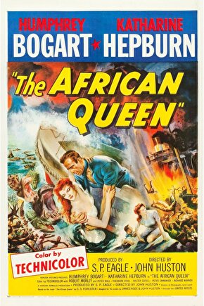 The African Queen (1952) 1 AFİŞ - POSTER ( FOLYO ) - AFİŞ - POSTER-6511